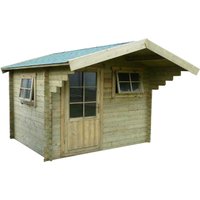 Blockbohlenhaus Gartenhaus Ipswich 300x250cm – 7.5 qm Wandstärke: 28 mm Blockbohlenhaus Gartenhaus Ipswich 300x250cm – 7.5 qm Wandstärke: 28 mm