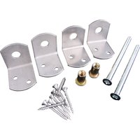 Intergard L-beslag RVS fencefix vlechtschermsteunen