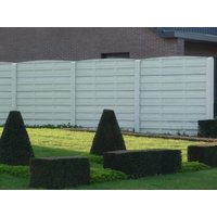 Betonzaun Woodstone grau 200x231cm einseitig Betonzaun Woodstone grau 200x231cm einseitig