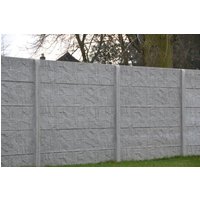 Betonzaun Stepstone grau 200x193cm einseitig Betonzaun Stepstone grau 200x193cm einseitig