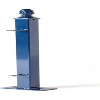 Schmuckzaun Schmiedeeisen Pfosten 5x5x60cm Schmuckzaun Schmiedeeisen Pfosten 5x5x60cm