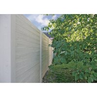 Betonzaun Holzmotiv grau 200x231cm einseitig Betonzaun Holzmotiv grau 200x231cm einseitig