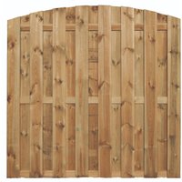 Dichtzaun Holzzaun Bogen 180x180cm Dichtzaun Holzzaun Bogen 180x180cm