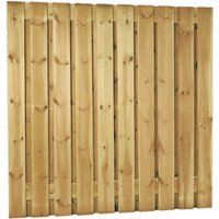 Holzzaun Sichtschutzzaun 17 Dielen 180x180cm Holzzaun Sichtschutzzaun 17 Dielen 180x180cm