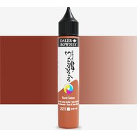 Daler-Rowney : System3 : Fluid Acrylic : 29.5ml : Burnt Sienna