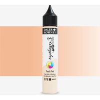 Daler-Rowney : System3 : Fluid Acrylic : 29.5ml : Peach Pink