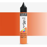 Daler-Rowney : System3 : Fluid Acrylic : 29.5ml : Cad. Orange Hue