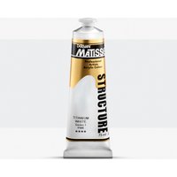 Derivan : Matisse Structure : Acrylic Paint : 75ml : Titanium White