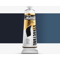 Derivan : Matisse Structure : Acrylic Paint : 75ml : Mars Black