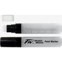 Daler-Rowney : FW Mixed Media Paint Marker : Large Flat 8-15mm : With Nib
