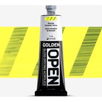 Golden : Open : Slow Drying Acrylic Paint : 148ml (5oz) : Bismuth Vanadate Yellow IX