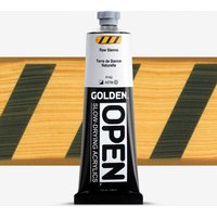 Golden : Open : Slow Drying Acrylic Paint : 148ml (5oz) : Raw Sienna I