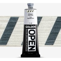 Golden : Open : Slow Drying Acrylic Paint : 148ml (5oz) : Iridescent Pearl (Fine) IV