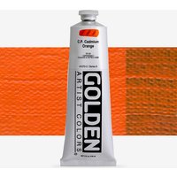 Golden : Heavy Body : Acrylic Paint : 148ml : Pure Cadmium Orange