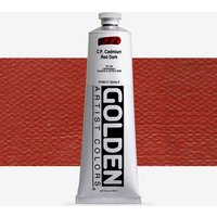Golden : Heavy Body : Acrylic Paint : 148ml : Pure Cadmium Red Dark