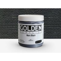 Golden : Heavy Body : Acrylic Paint : 237ml (8oz): Mars Black