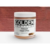Golden : Heavy Body : Acrylic Paint : 237ml (8oz): Copper Fine Iridescent