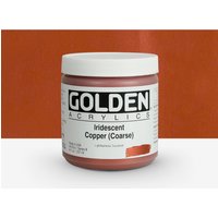 Golden : Heavy Body : Acrylic Paint : 237ml (8oz): Copper Coarse Iridescent