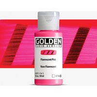 Golden : Fluid : Acrylic Paint : 30ml (1oz) : Fluorescent Pink V