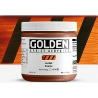 Golden : Heavy Body : Acrylic Paint : 473ml (16oz) : Azo Gold IV