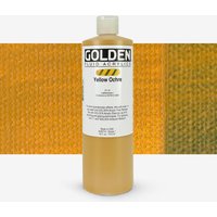 Golden : Fluid : Acrylic Paint : 473ml (16oz) : Yellow Ochre