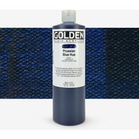 Golden : Fluid : Acrylic Paint : 473ml (16oz) : Prussian Blue (Hue)