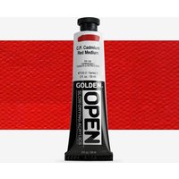 Golden : Open : Slow Drying Acrylic Paint : 59ml (2oz): C.P. Cadmium Red Medium IX
