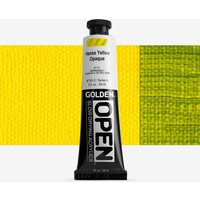 Golden : Open : Slow Drying Acrylic Paint : 59ml (2oz): Hansa Yellow Opaque IV