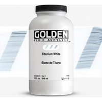 Golden : Fluid : Acrylic Paint : 946ml (32oz) : Titanium White I