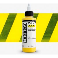 Golden : High Flow : Acrylic Paint : 118ml (4oz): Benzimidazolone Yellow Medium : S3