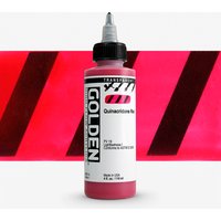 Golden : High Flow : Acrylic Paint : 118ml (4oz): Transparent Quinacridone Red : S1