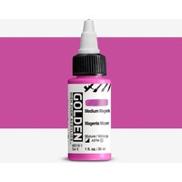 Golden : High Flow : Acrylic Paint : 30ml (1oz): Medium Magenta : S6