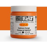 Golden : SoFlat : Matte Acrylic Paint : 118ml : Cadmium Orange