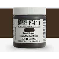 Golden : SoFlat : Matte Acrylic Paint : 118ml : Burnt Umber
