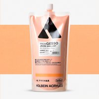 Holbein : Coloured Acrylic Gesso : 900ml : Jaune Brillant
