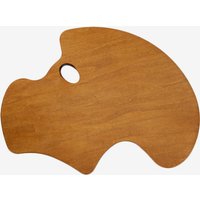 New Wave : Expressionist Confidant Wood Palette : Held in Right Hand