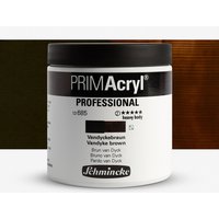 Schmincke : Primacryl : Professional Heavy Body Acrylic Paint : 237ml : Vandyke Brown