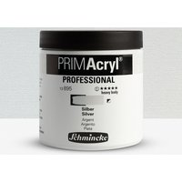 Schmincke : Primacryl : Professional Heavy Body Acrylic Paint : 237ml : Silver