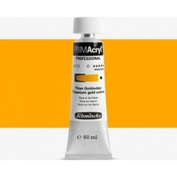 Schmincke : Primacryl : Professional Heavy Body Acrylic Paint : 60ml : Titanium Gold Ochre