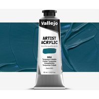 Vallejo : Artist Acrylic Paint : 60ml : Cobalt Turquoise