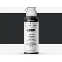 Vallejo : Fluid Artist Acrylic Paint : 100ml : Ivory Black