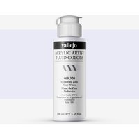 Vallejo : Fluid Artist Acrylic Paint : 100ml : Zinc White