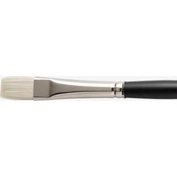 Jackson's : Akoya : White Synthetic Bristle Hair Brush : Bright : No.7