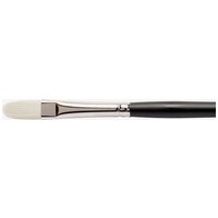 Jackson's : Akoya : White Synthetic Bristle Hair Brush : Filbert : No.5