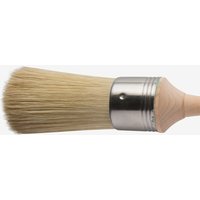Escoda : Square Edge Bristle Round Brush : No.10. : Stainless Steel Ferrule 42mm