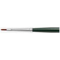 Silver Brush : Ruby Satin : Synthetic Brush : Series 2503S : Filbert : Size 0
