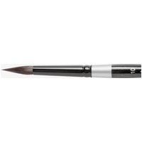 Silver Brush : Black Velvet : Squirrel & Risslon Brush : Series 3000S : Round : Size 10
