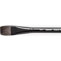 Silver Brush : Black Velvet : Squirrel & Risslon Brush : Series 3008S : Square Wash : Size 3/4in