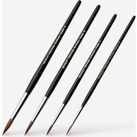 Rosemary & Co : Shirley Trevena : Kolinsky Sable Watercolour Brush : Set of 4