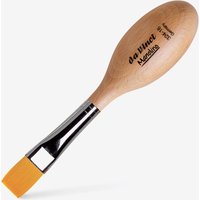 Da Vinci : Manolino : Ergonomic Wooden Handle : Flat : Size 16